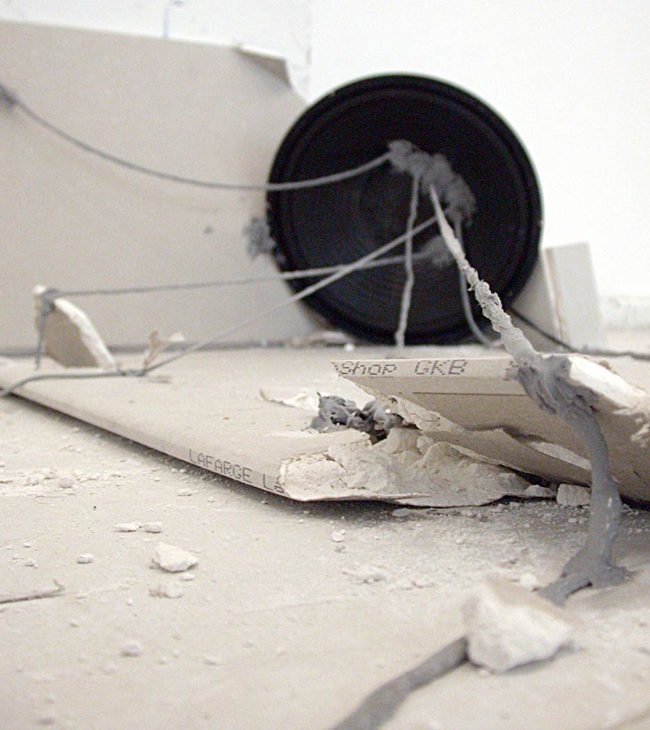 Freiwillige Feuerwehr in the Exhibition "Die Leerstelle", Gustave-Eiffel-Schule in Berlin 2004“